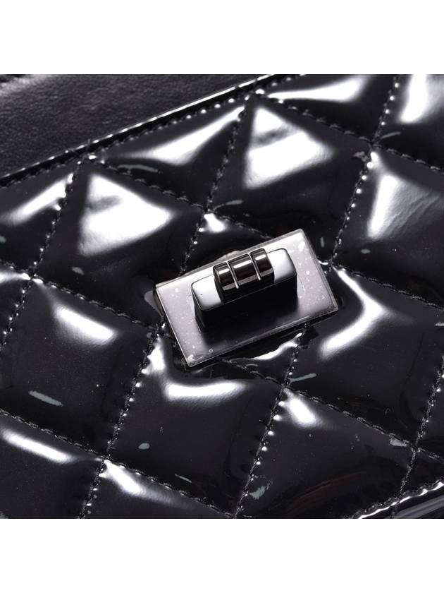 Women s new built in chip patent material WOC mini bag Chanel