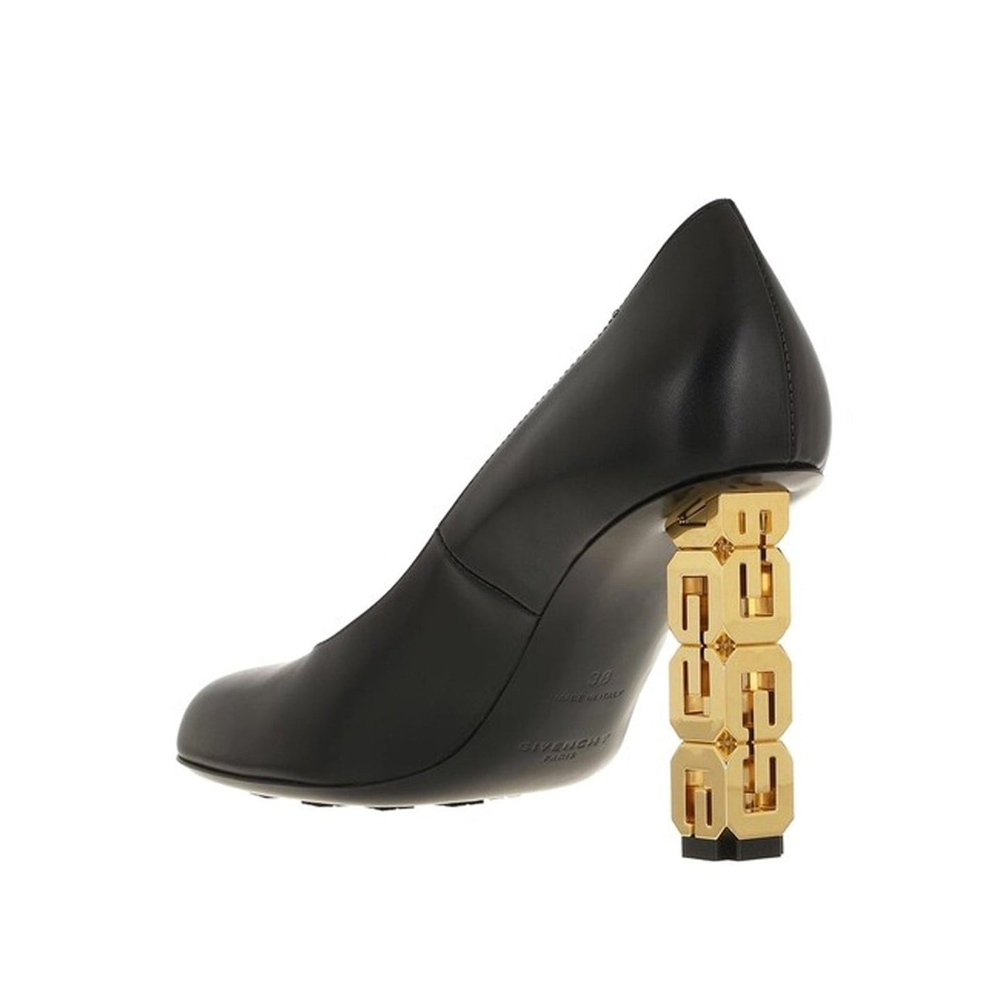Givenchy Logo Heel Leather Pumps Women