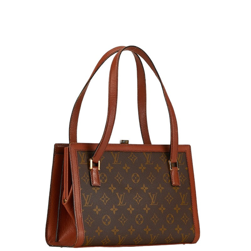 Louis Vuitton Monogram Bag Beauvoir Handbag 167 Brown PVC Leather  Louis Vuitton