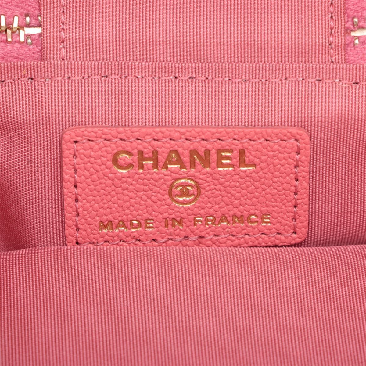 Chanel Matrasse Caviar S Chain Shoulder Bag Mini Pink G  31st