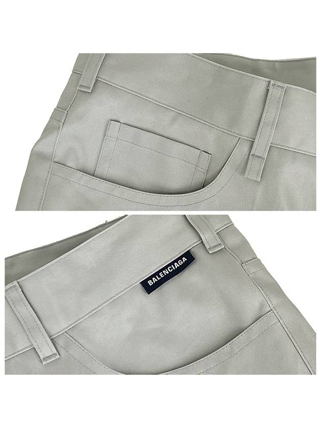 Luxury Balenciaga  Fluid Wide Pants Pearl Grey