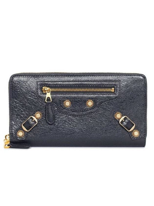 Luxury Balenciaga  Giant Continental Long Wallet Grey