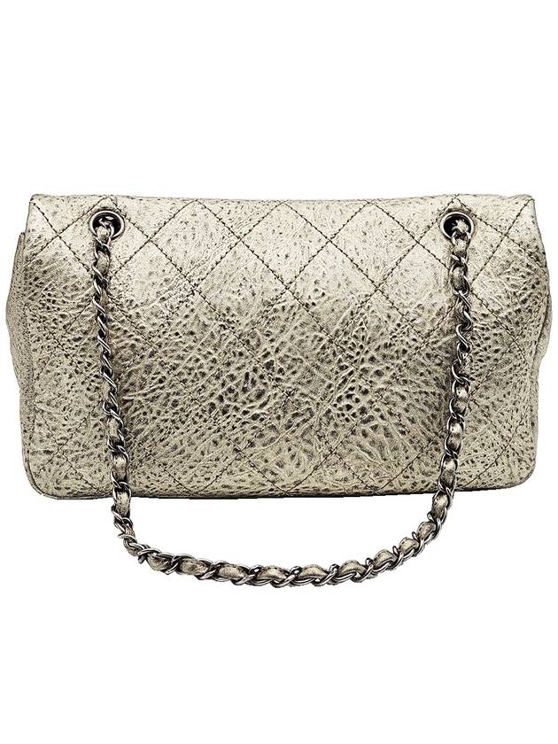 Chanel Metallic Gold Vintage CC Chain Flap Shoulder Bag 11th Chanel