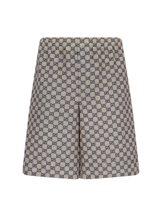 Gucci Men Logo Jogger Shorts