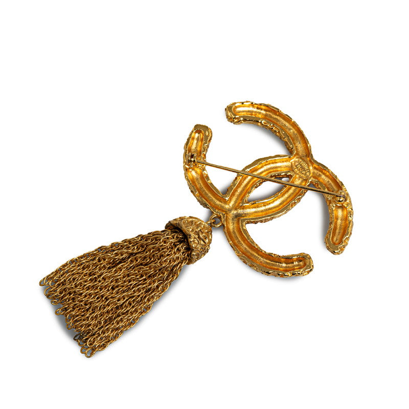 CHANEL COCOMARK TASSEL BROTHER GOLD MECKING LADY CHANEL CHANEL COCOMARK TASSEL BROTHER GOLD MECKING LADY CHANEL
