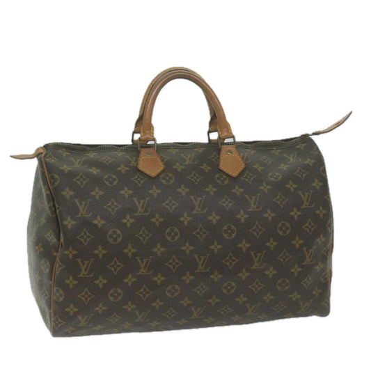 LOUIS VUITTON Monogram Speedy 40 Hand Bag Old model M41522 LV Auth 65331