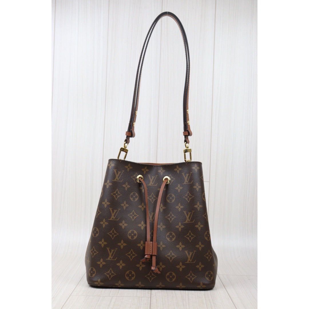 Rank A｜ LV Monogram Neonoe Canvas  Brown Shoulder Bag IC Chip Model｜S24061716