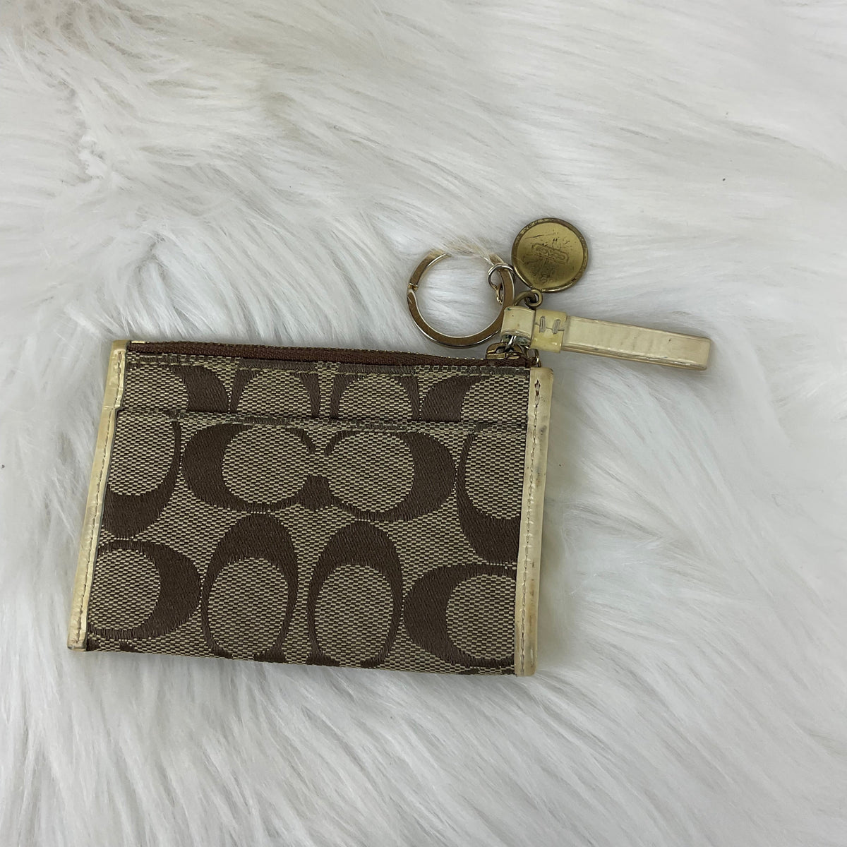 Coin Purse Designer By Coach, Size: Small
