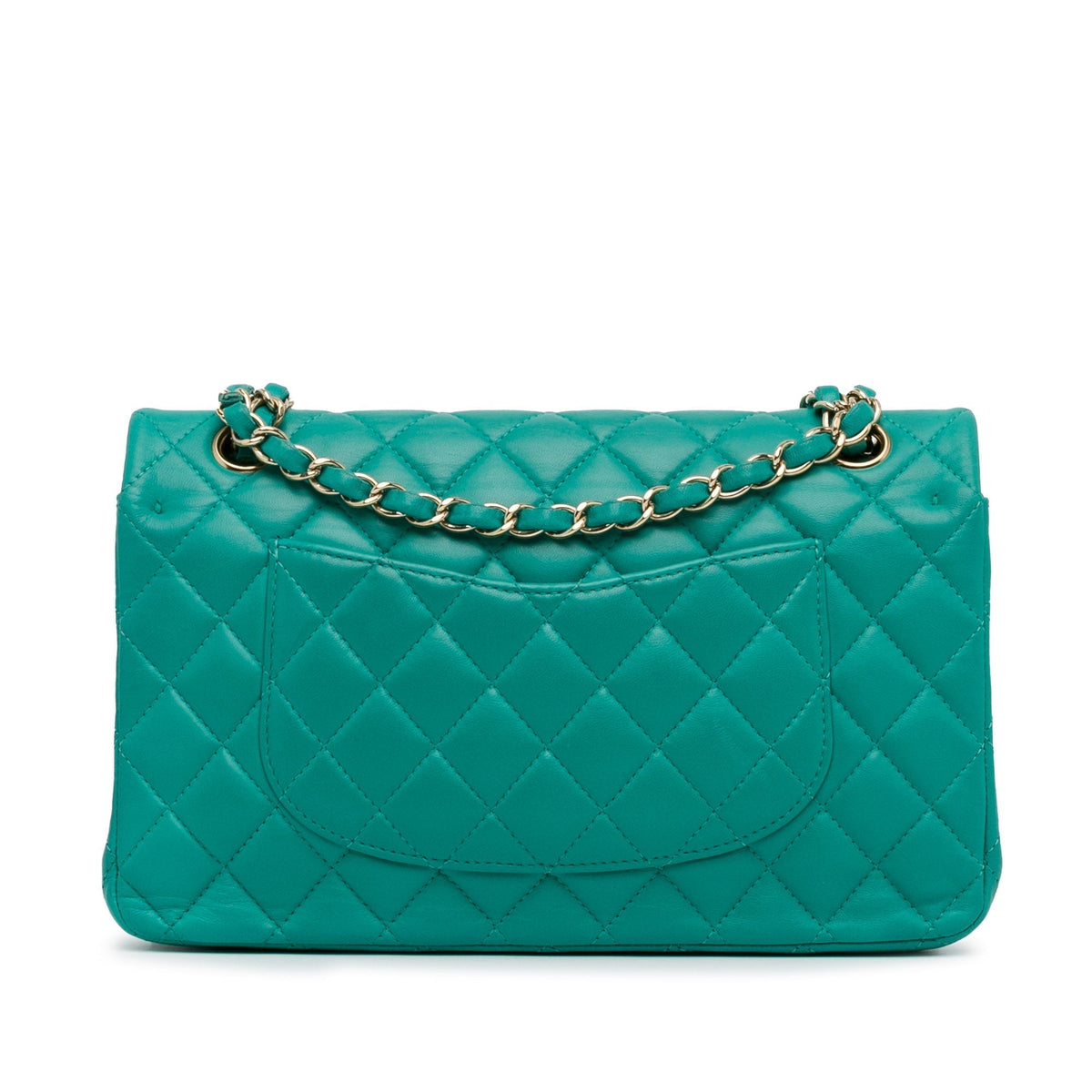 Top Quality Chanel Medium Classic Lambskin Double New Blue