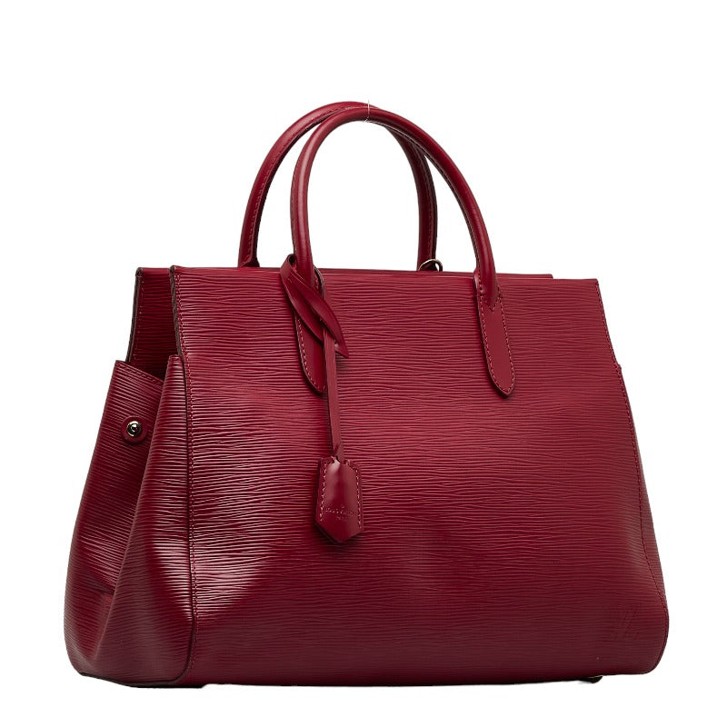 Louis Vuitton Epi Marley MM Handbag Shoulder Bag 2WAY M94615 Fushia Pearl Leather  Louis Vuitton