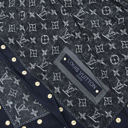 Louis Vuitton Monogram Denim Silk Shawl