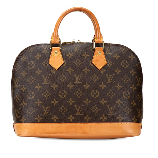Brown Louis Vuitton Monogram Alma PM HandBag