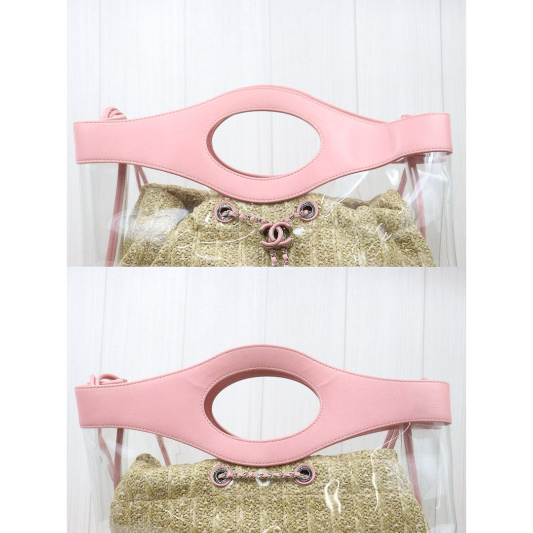 Good ( Rank AB)｜ CHANEL 31 Bag Limited Cherry Pink PVC Made in 2019 Year｜V24122604