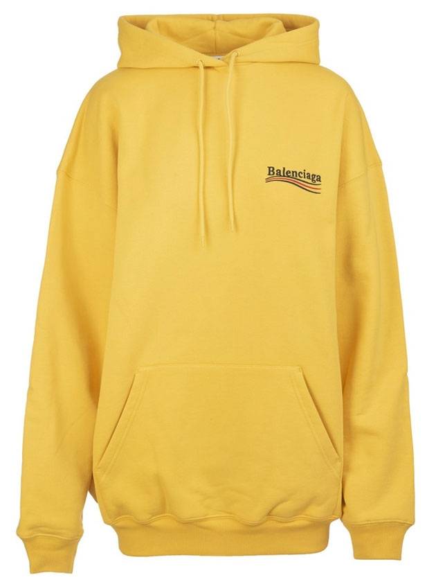 Luxury Balenciaga  Wave Logo Hoodie Yellow