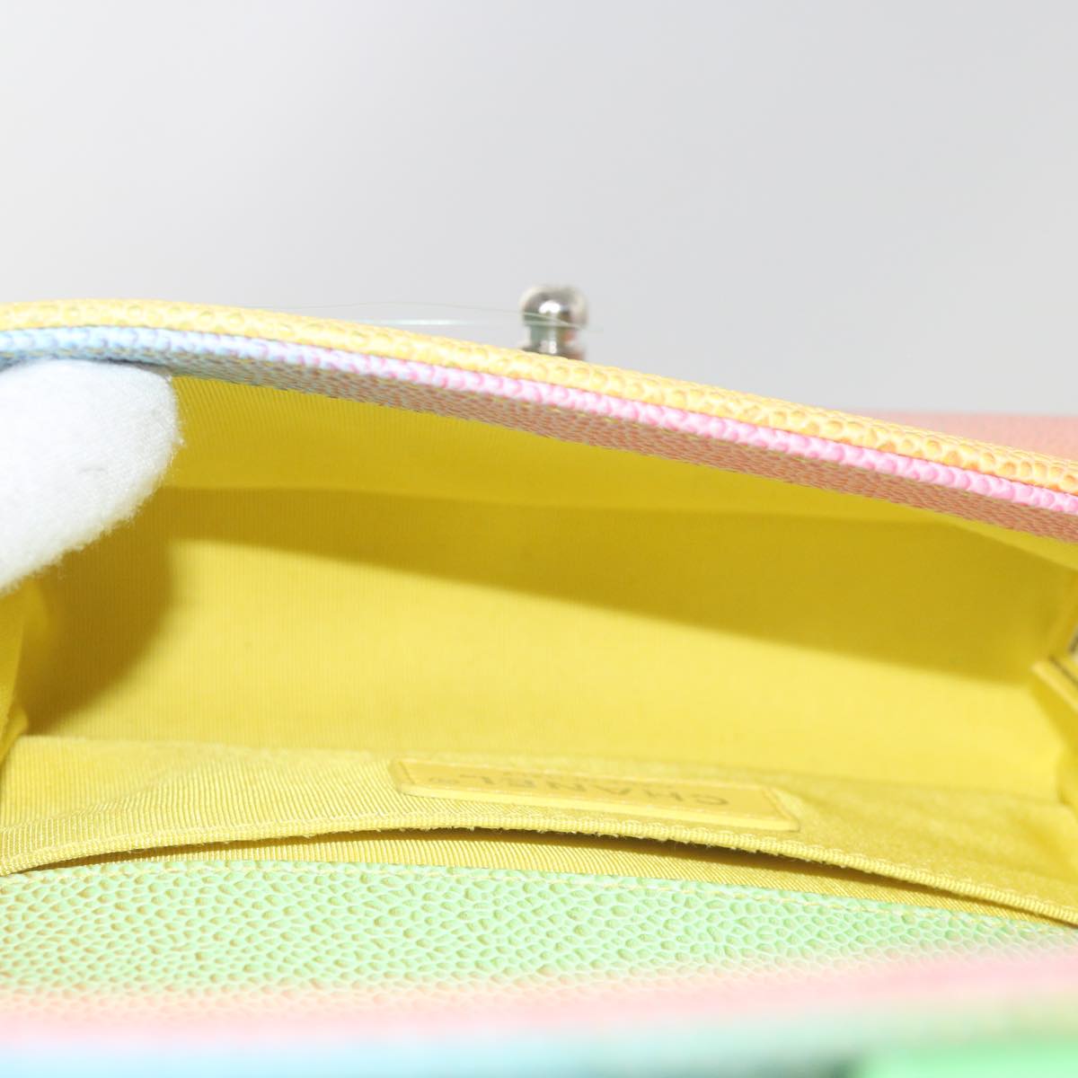 Top Quality Chanel Matelasse Boy  Shoulder Bag Caviar Skin Multicolor CC Auth 66965S
