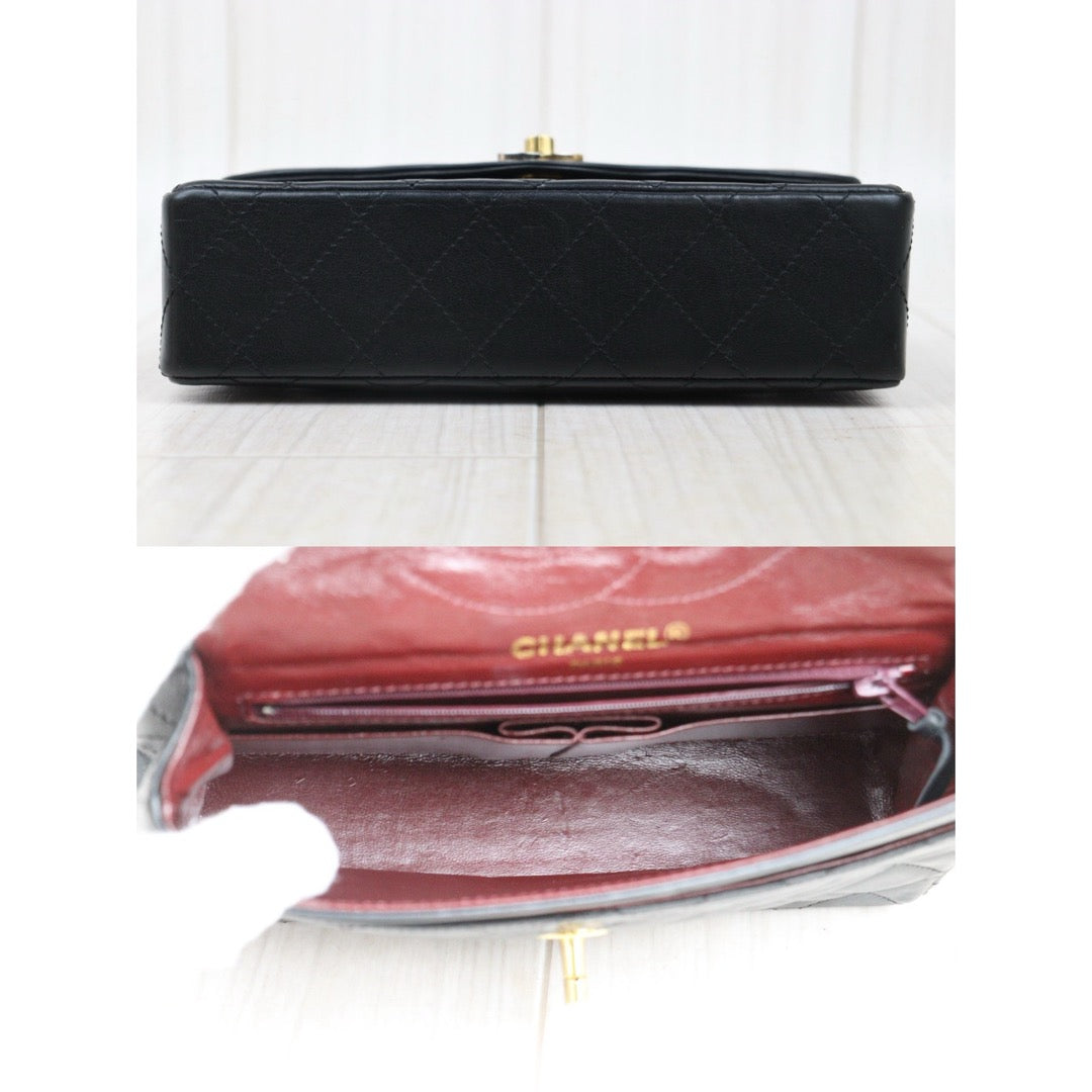 Good ( Rank AB) ｜ CHANEL Paris Limited Series Matrasse Classic Double Flap 22 Shoulder Bag Black Made In 1991-1994 Year｜25061008