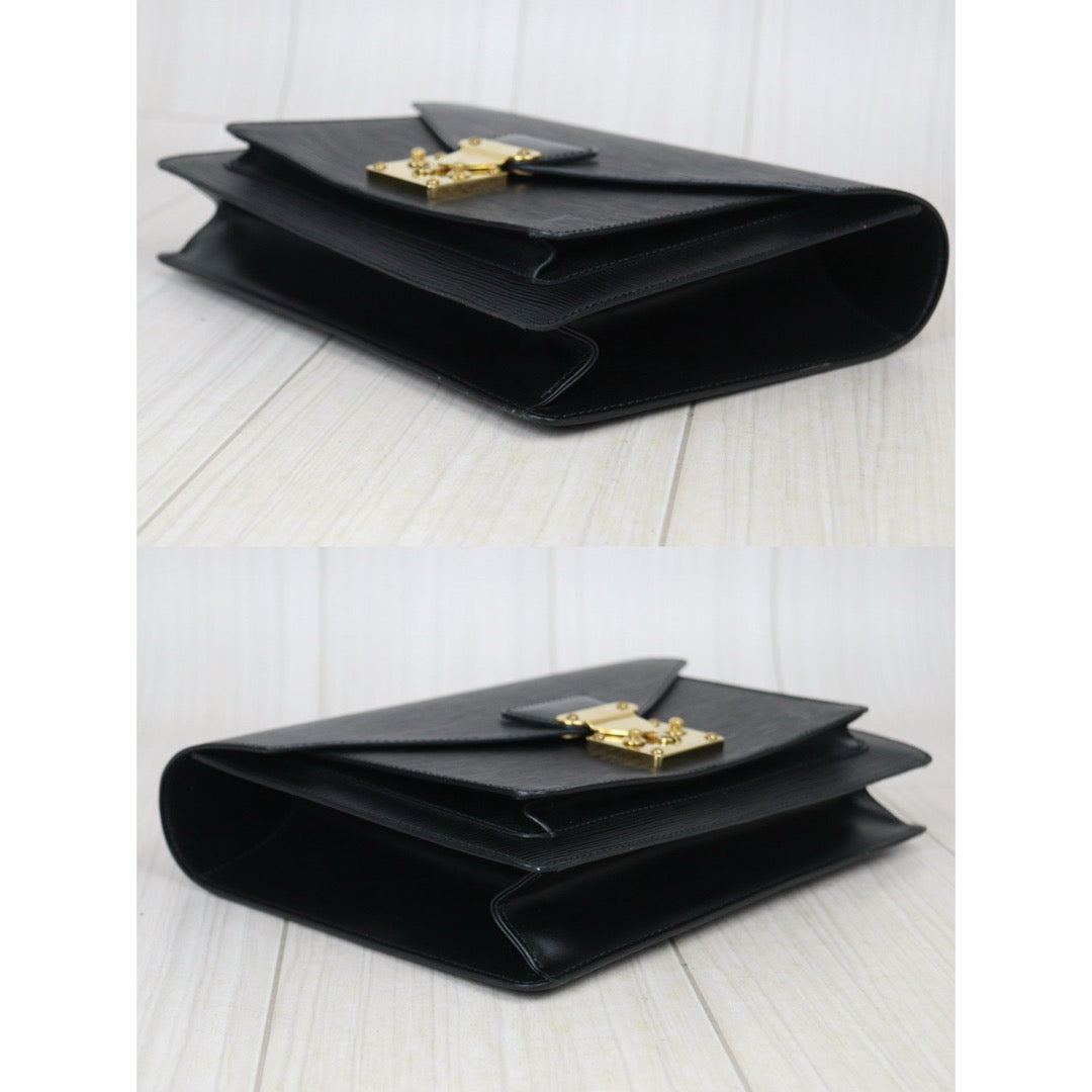 Very Good ( Rank A)｜ LV Epi Monceau28 Black Shoulder Bag ｜24091920