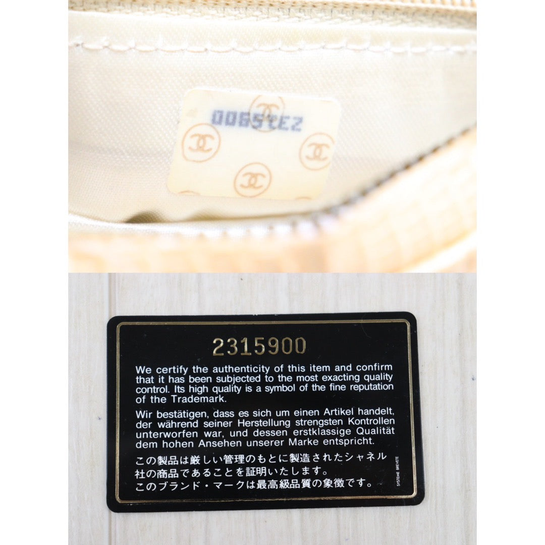 Good ( Rank AB)｜ CHANEL Lizard Skin  Hollow Chain Bag  Made In 1991-1994 Year ｜P24061133