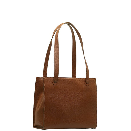 CHANEL Tote bag leather brown ladies