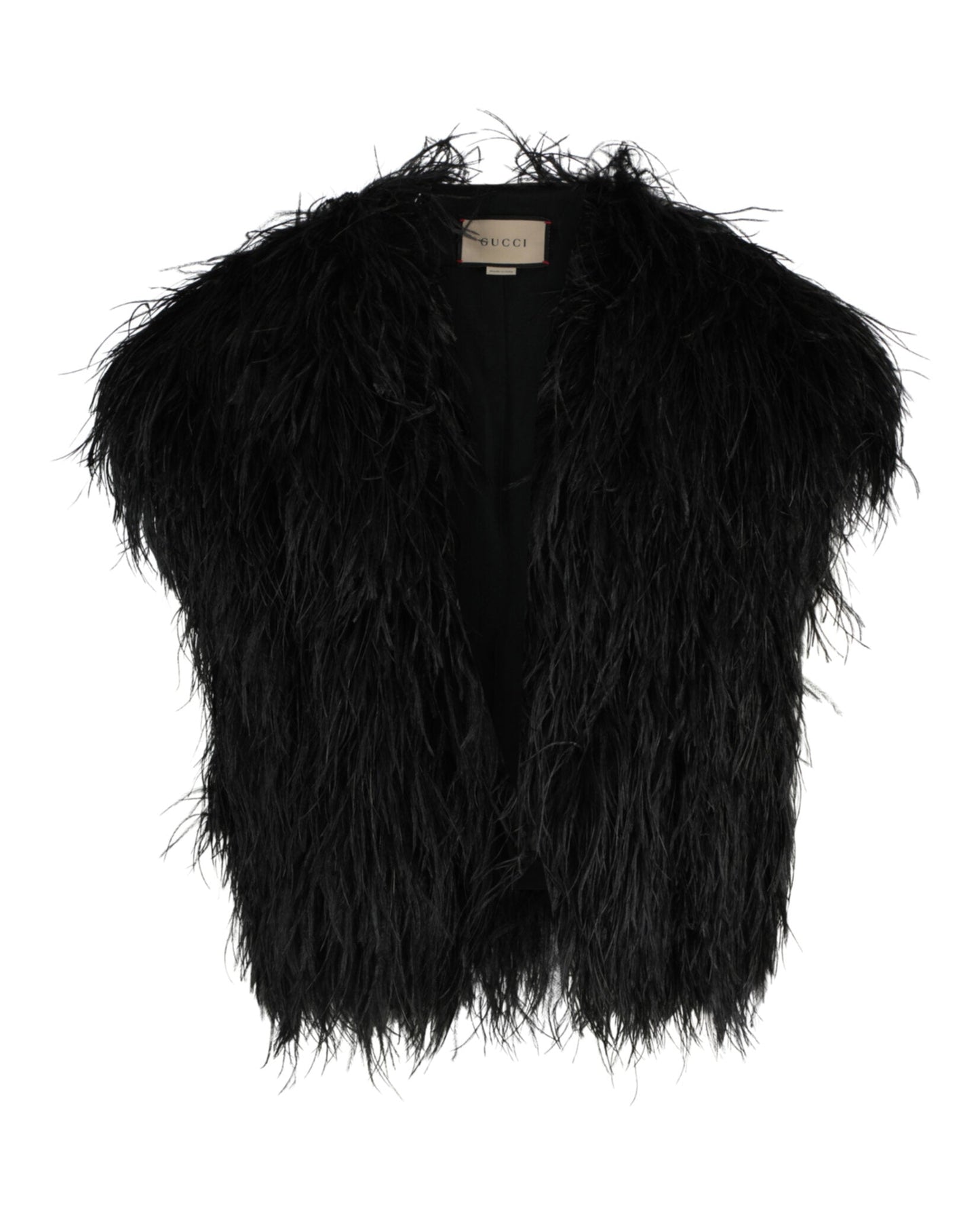 Gucci Mens Ostrich Feather Vest
