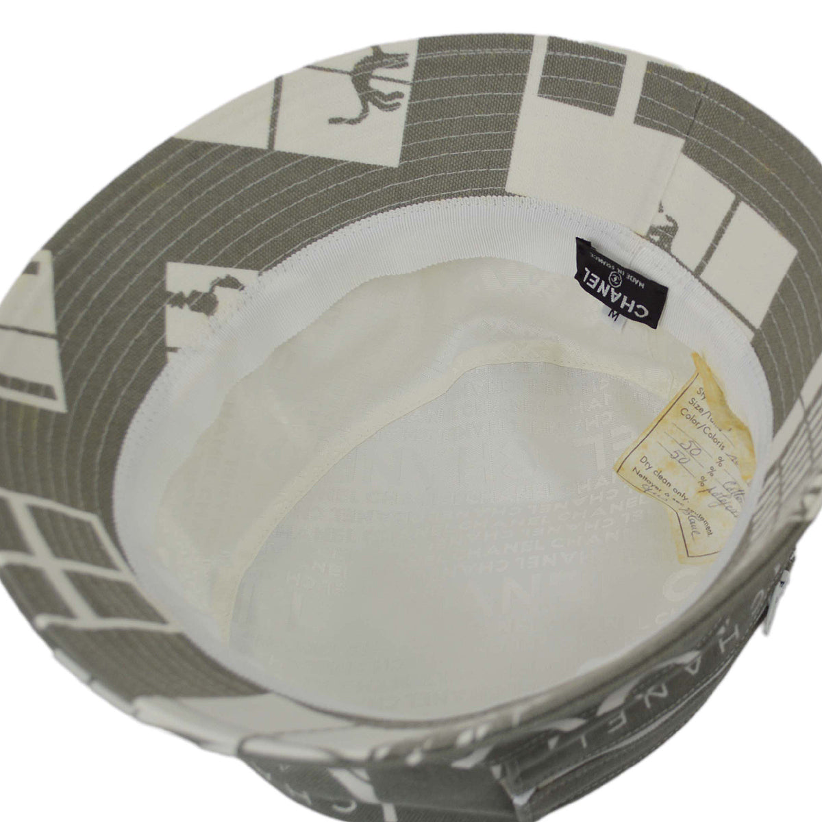 Chanel 2003 Spring Windows Line Bucket Hat #M