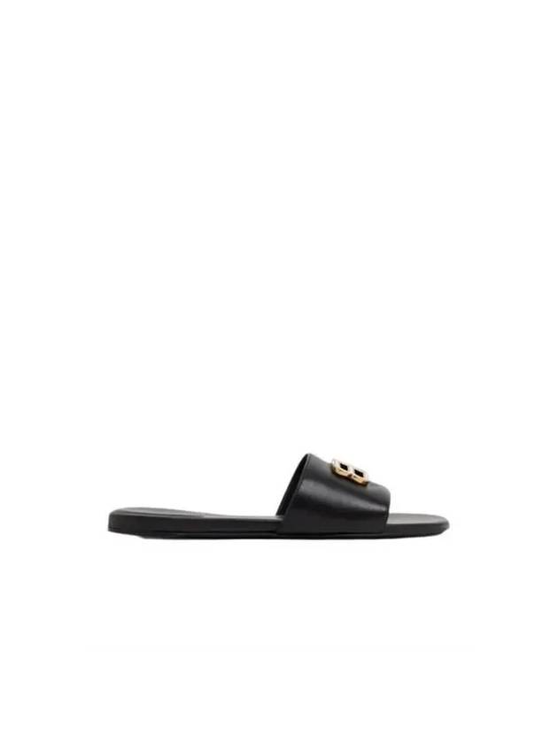 Luxury Balenciaga  Groupie Slippers Black