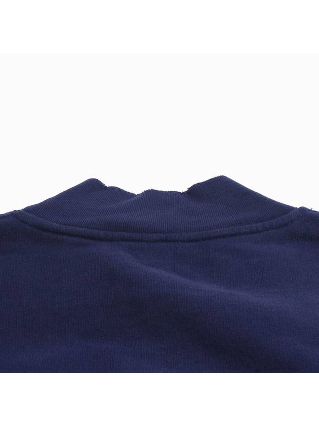 Luxury Balenciaga  WoMen's Free Embroidery Distressed Sweatshirt Navy