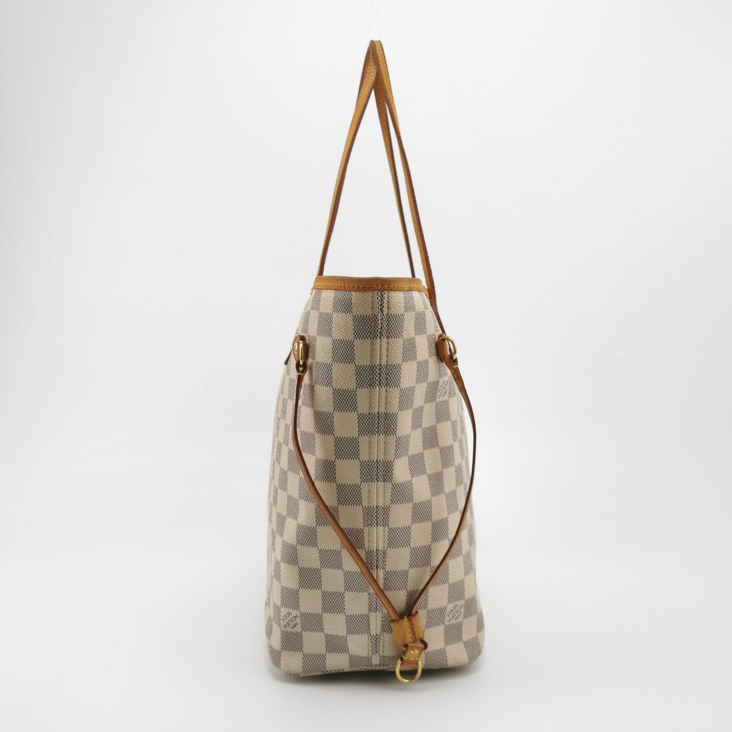 Preloved Louis Vuitton Neverfull MM Damier Ebene Canvas Tote Bag 250325781120545