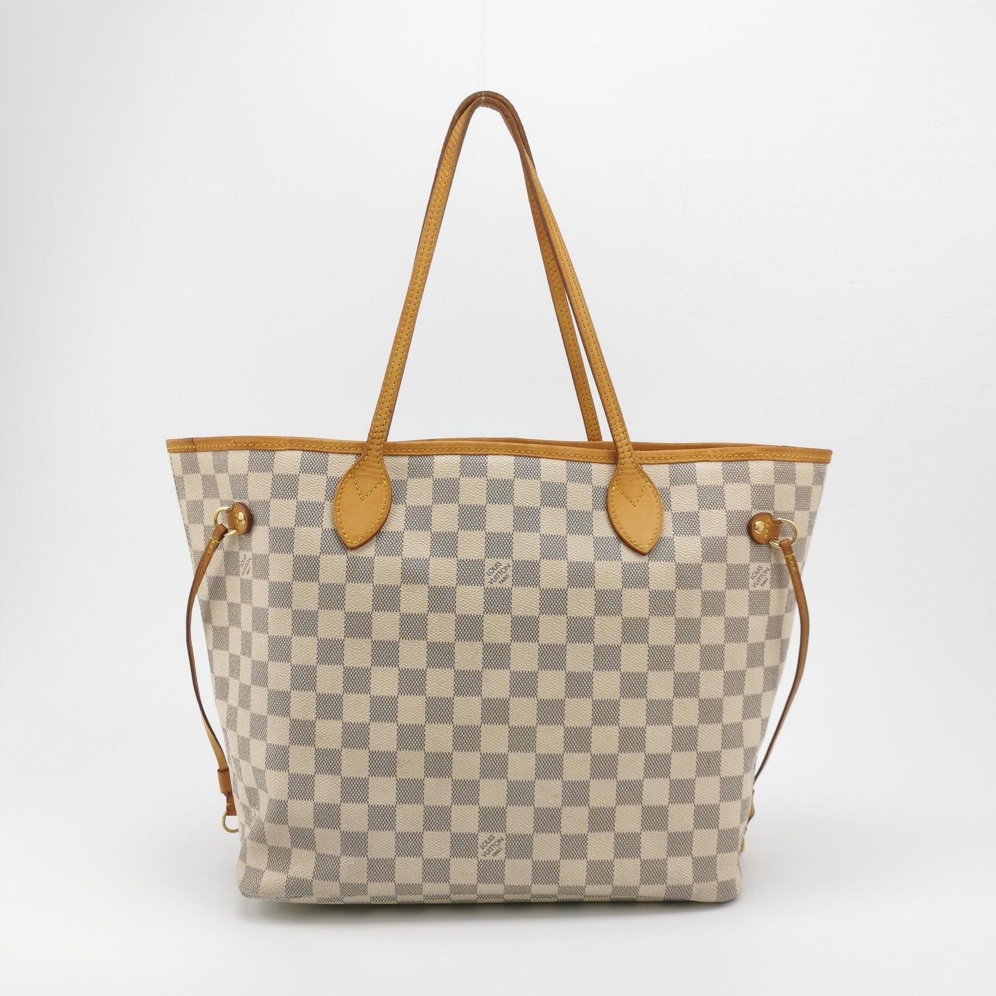 Preloved Louis Vuitton Neverfull MM Damier Ebene Canvas Tote Bag 250325781120545