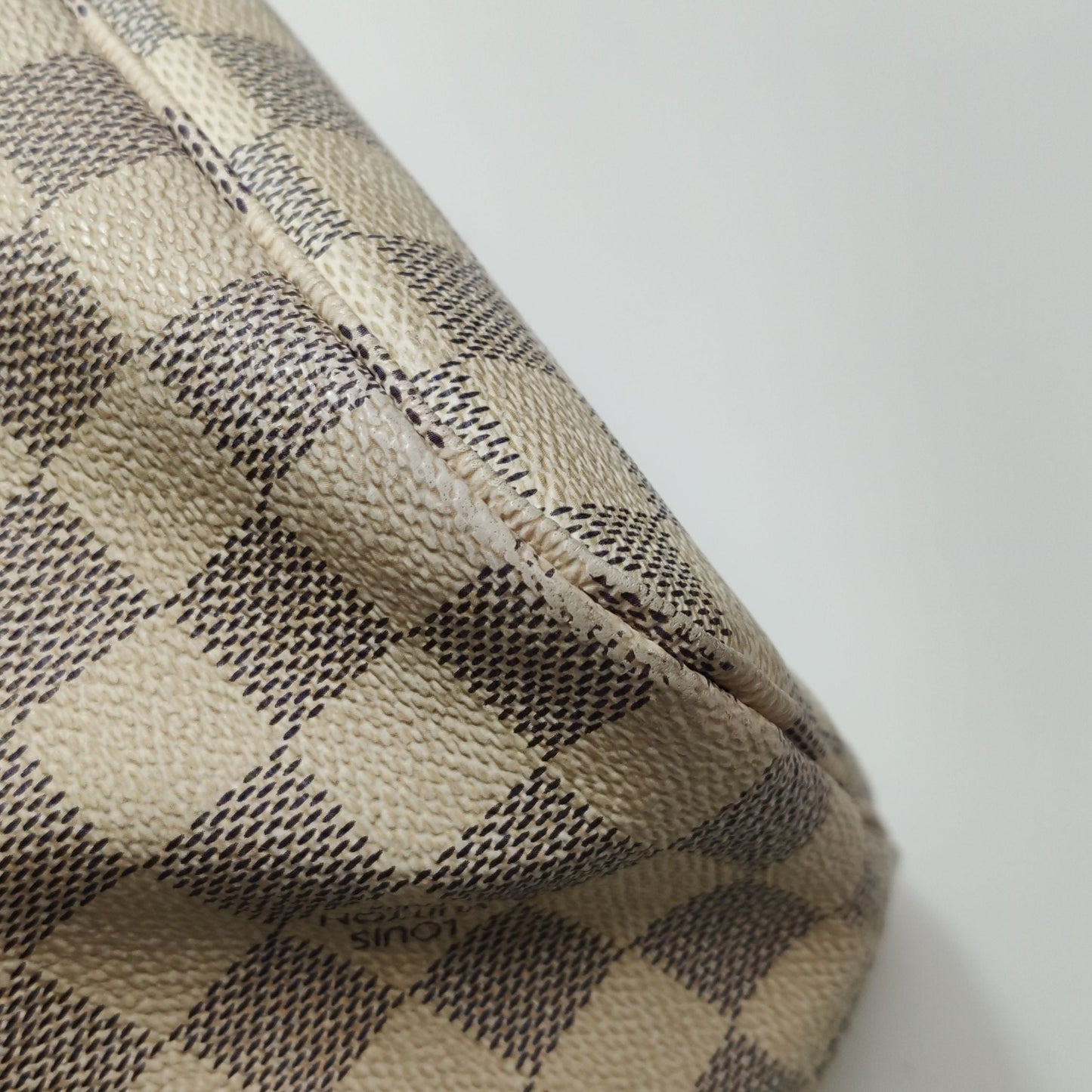Preloved Louis Vuitton Neverfull MM Damier Ebene Canvas Tote Bag 250325781120545
