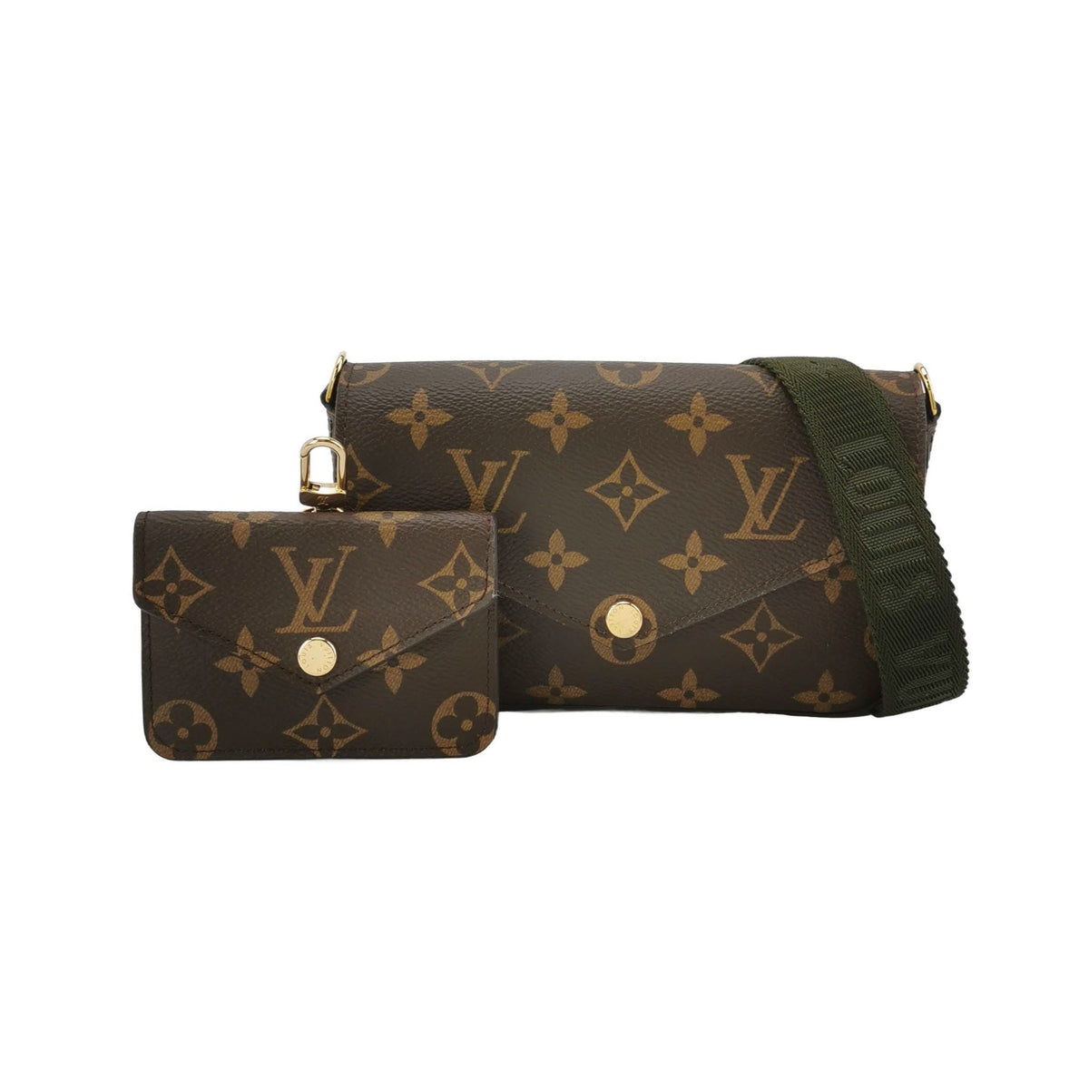 Preloved Louis Vuitton Felicie Strap & Go Monogram Snap Multi-use Bag 250429781170591
