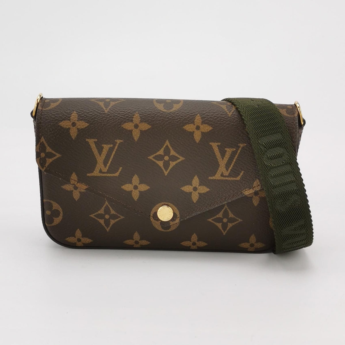 Preloved Louis Vuitton Felicie Strap & Go Monogram Snap Multi-use Bag 250429781170591