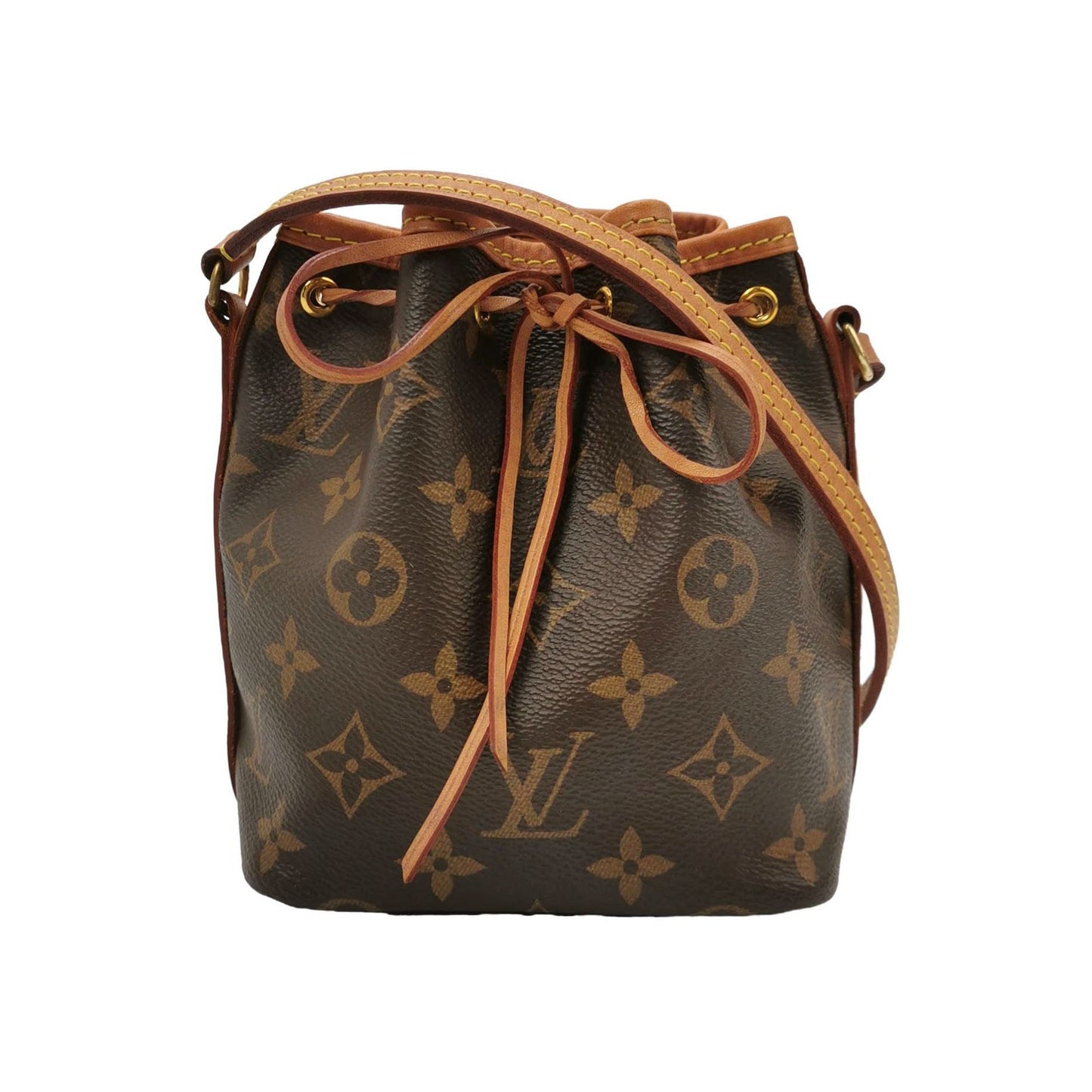 Preloved Louis Vuitton NOE Nano Monogram Drawstring Crossbody Shoulder Bag 250502781175450