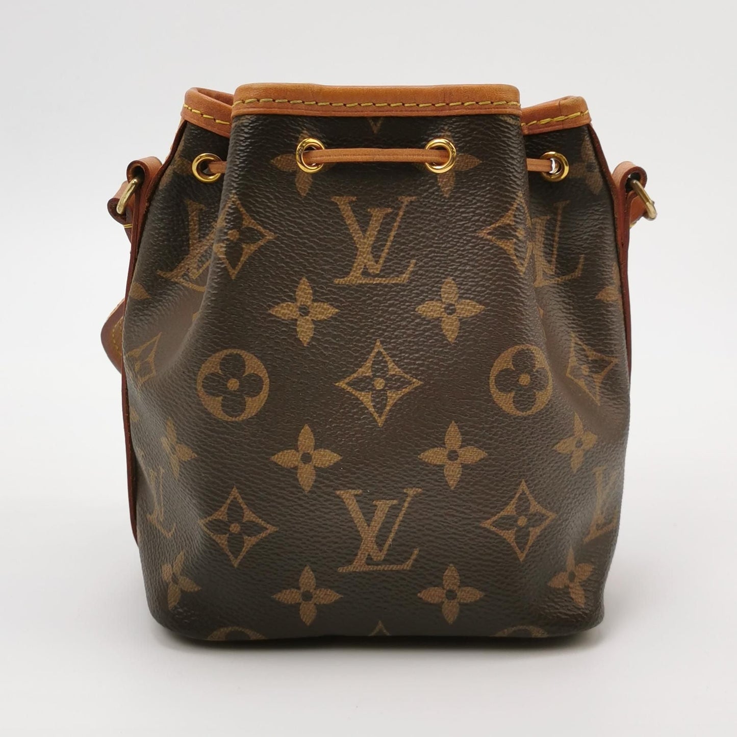 Preloved Louis Vuitton NOE Nano Monogram Drawstring Crossbody Shoulder Bag 250502781175450