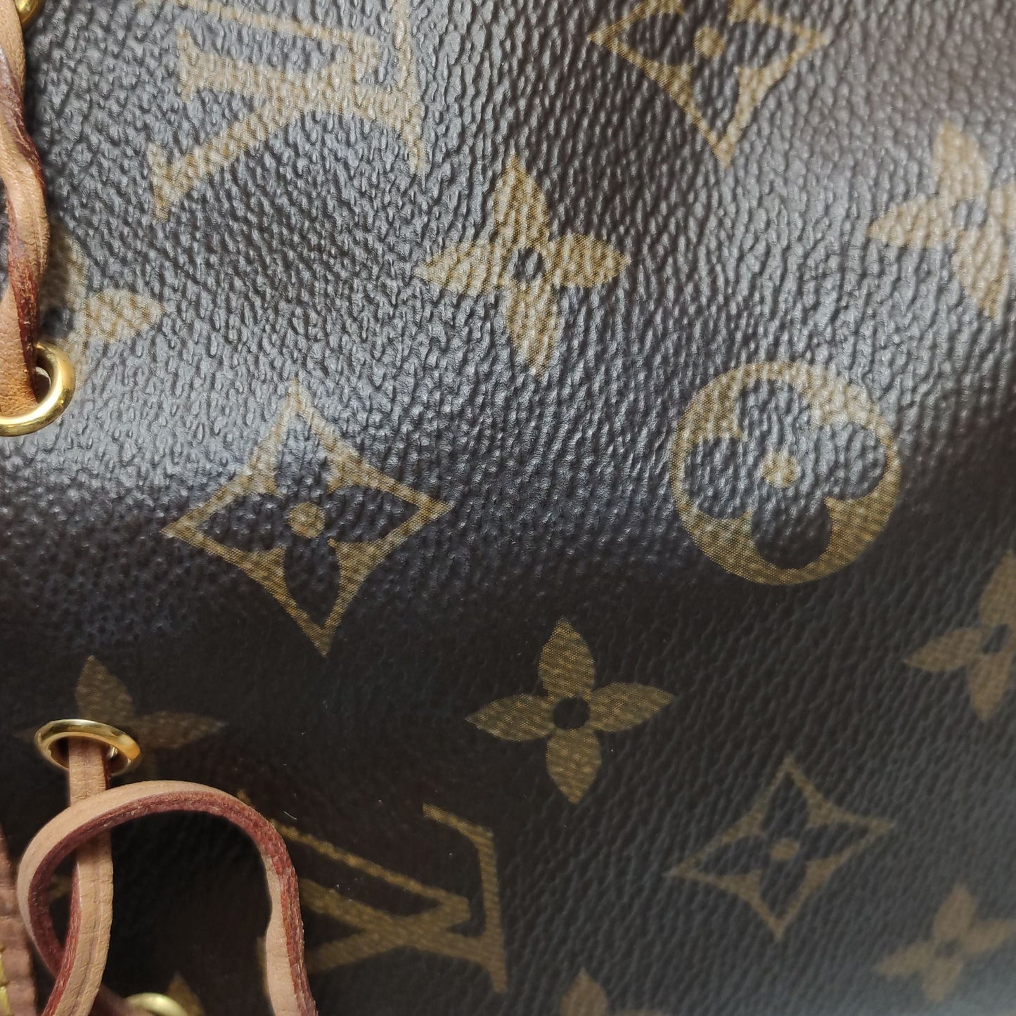 Preloved Louis Vuitton NOE Nano Monogram Drawstring Crossbody Shoulder Bag 250502781175450