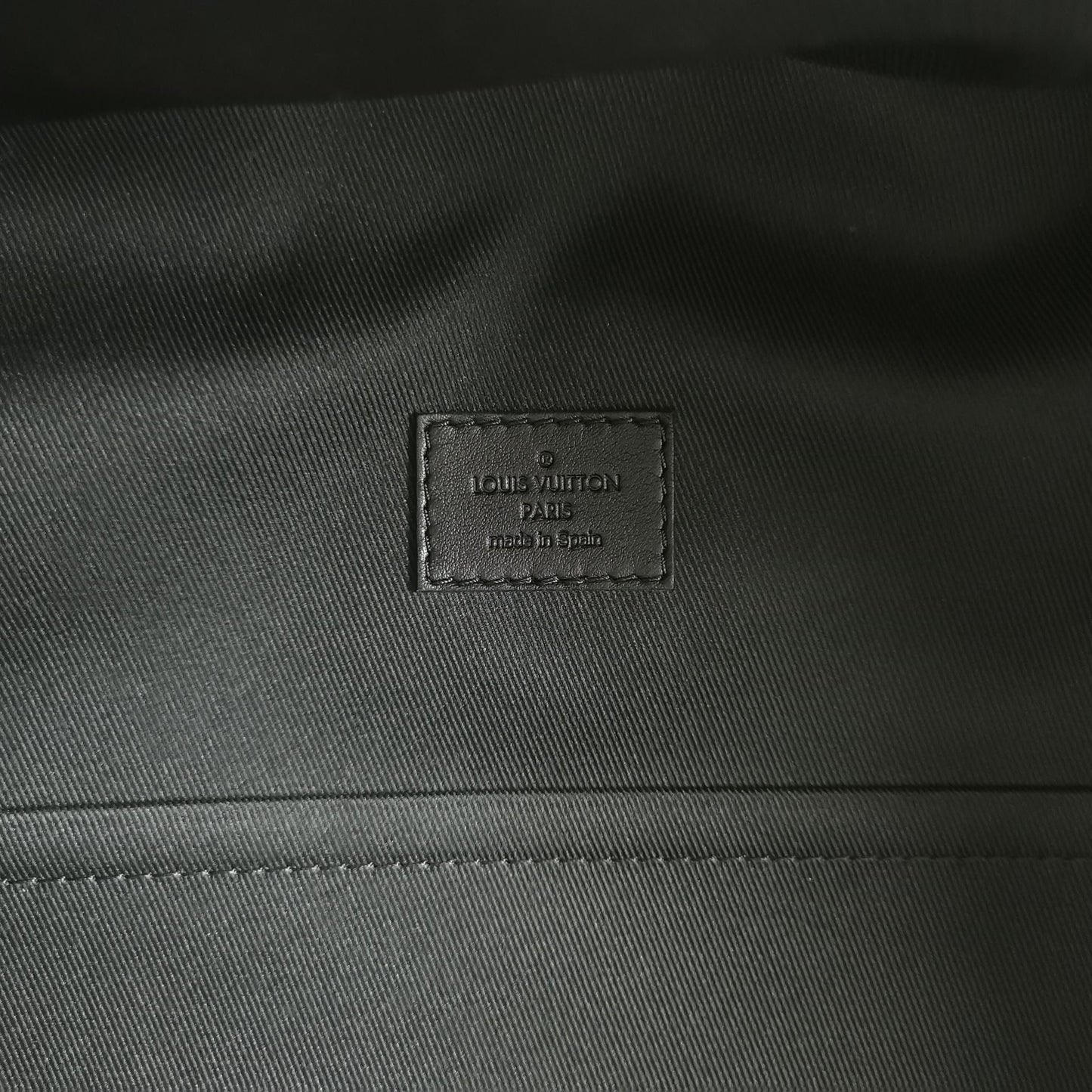 Preloved Louis Vuitton Racer Leather Monogram Backpack with Chip 250502781175754
