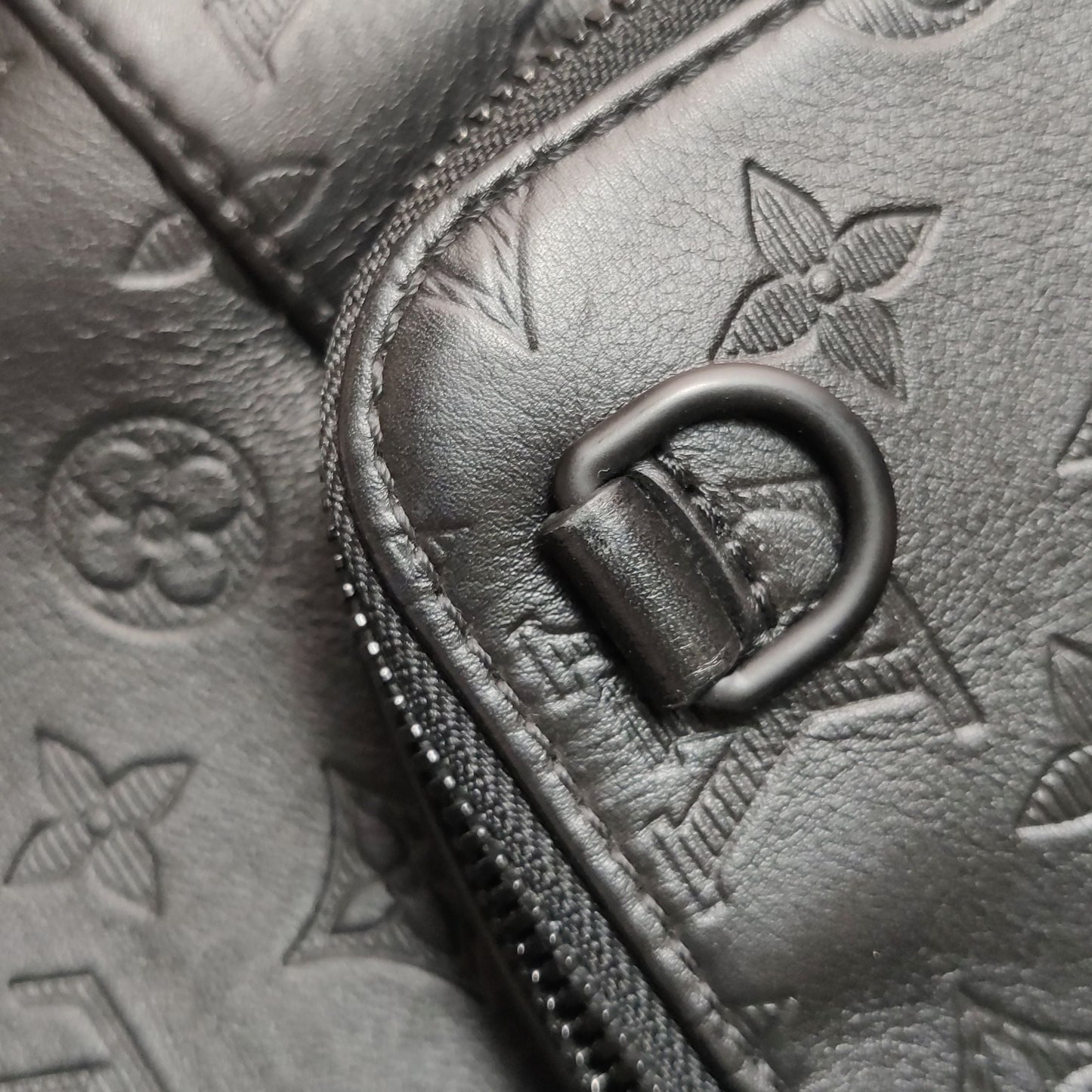 Preloved Louis Vuitton Racer Leather Monogram Backpack with Chip 250502781175754