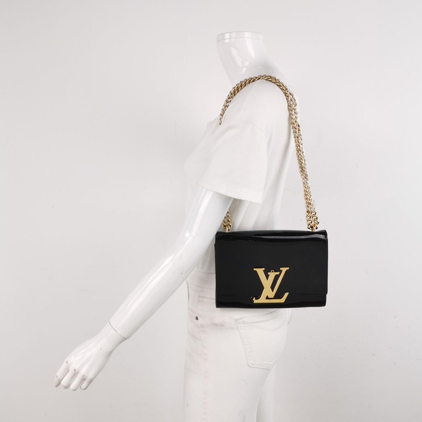 Preloved Louis Vuitton Louise Patent Leather Shoulder Bag 250502781174931