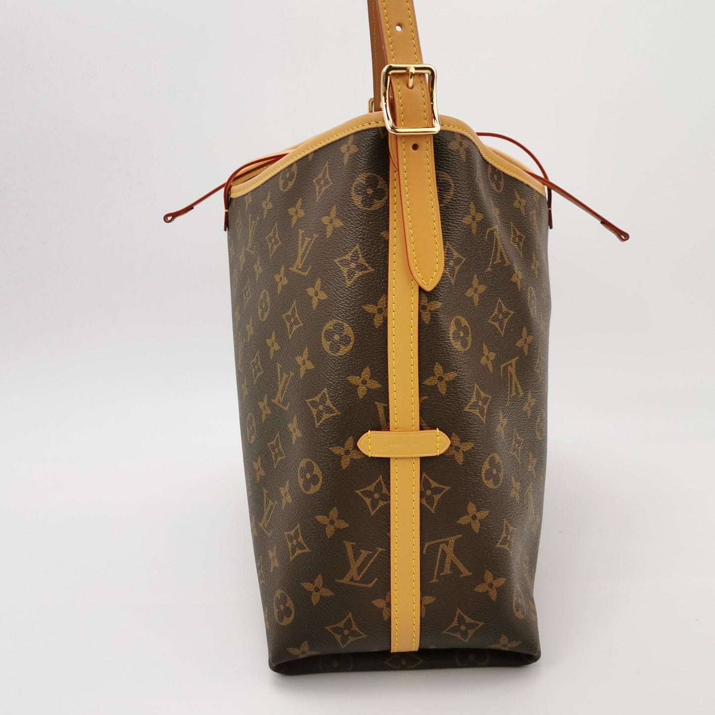 Preloved Louis Vuitton Carry All Medium Monogram Print Shoulder Bag with Chip 250501781173835