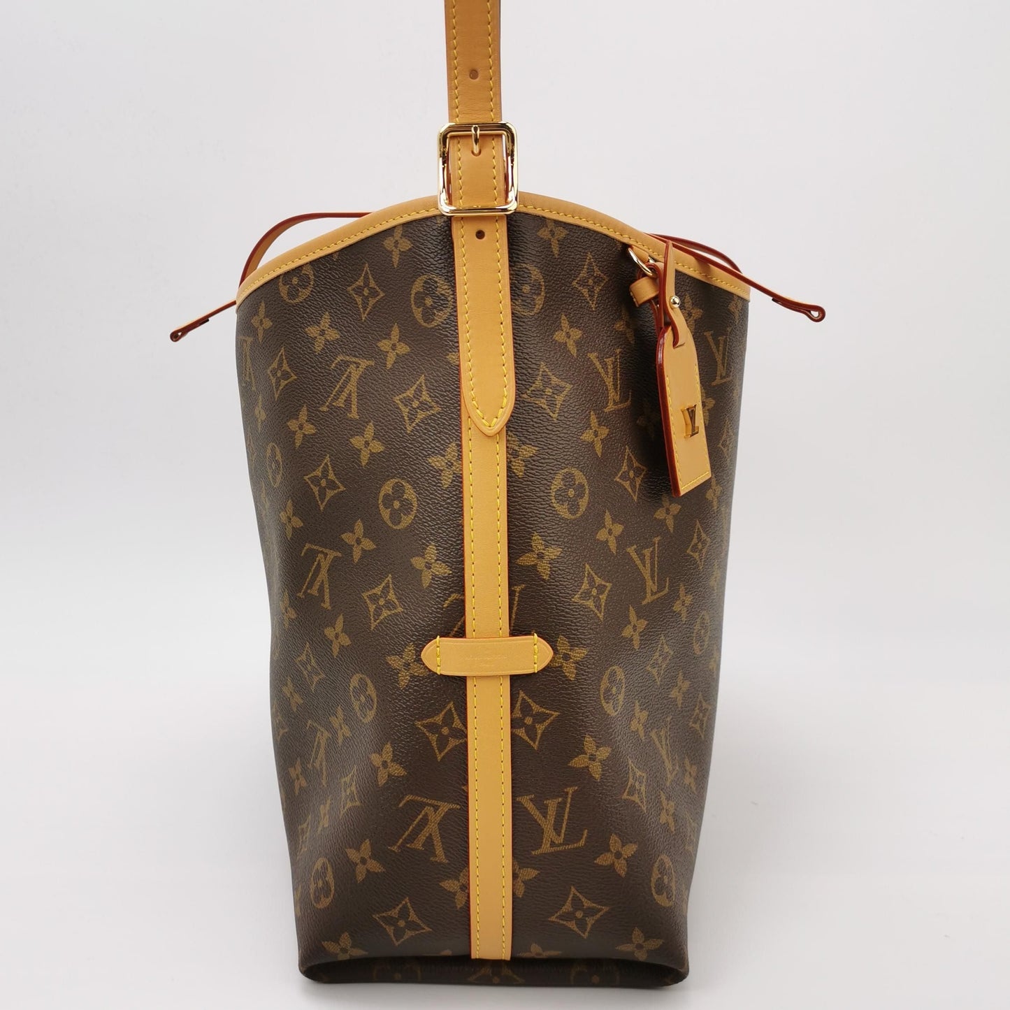 Preloved Louis Vuitton Carry All Medium Monogram Print Shoulder Bag with Chip 250501781173835