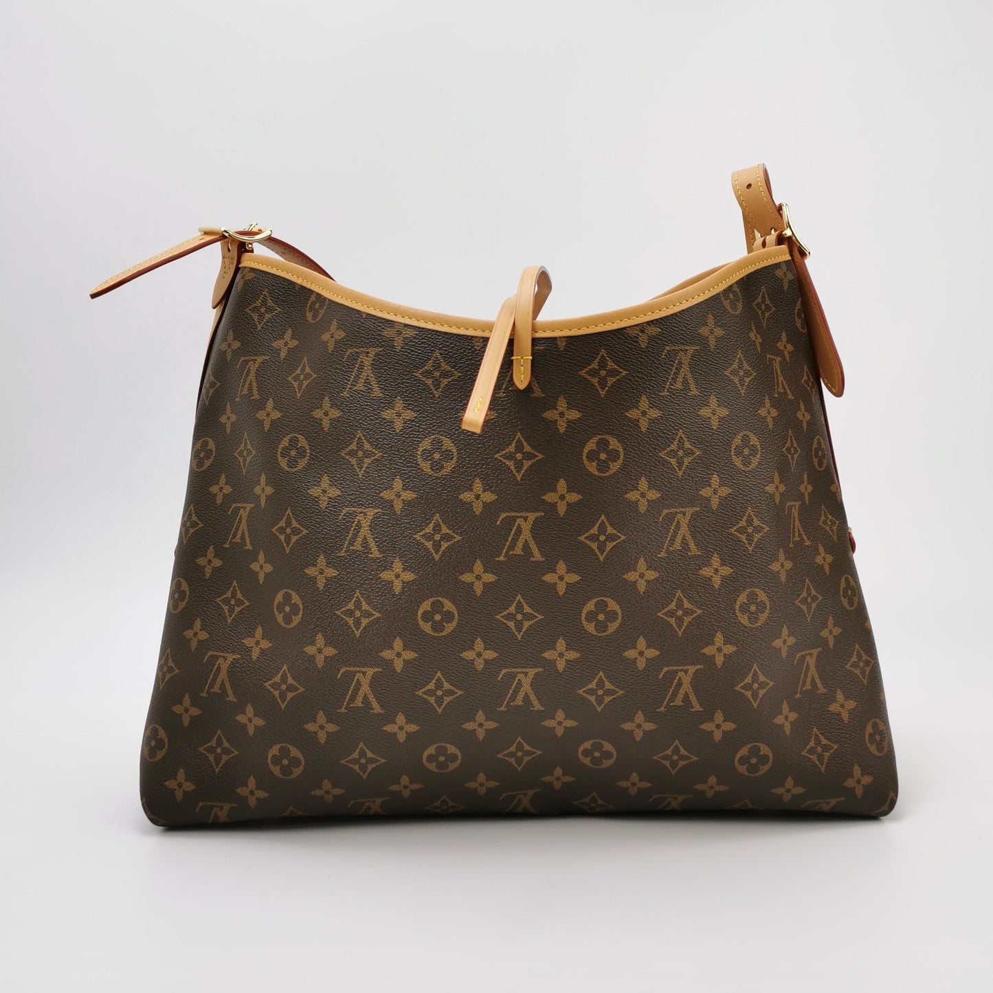 Preloved Louis Vuitton Carry All Medium Monogram Print Shoulder Bag with Chip 250501781173835