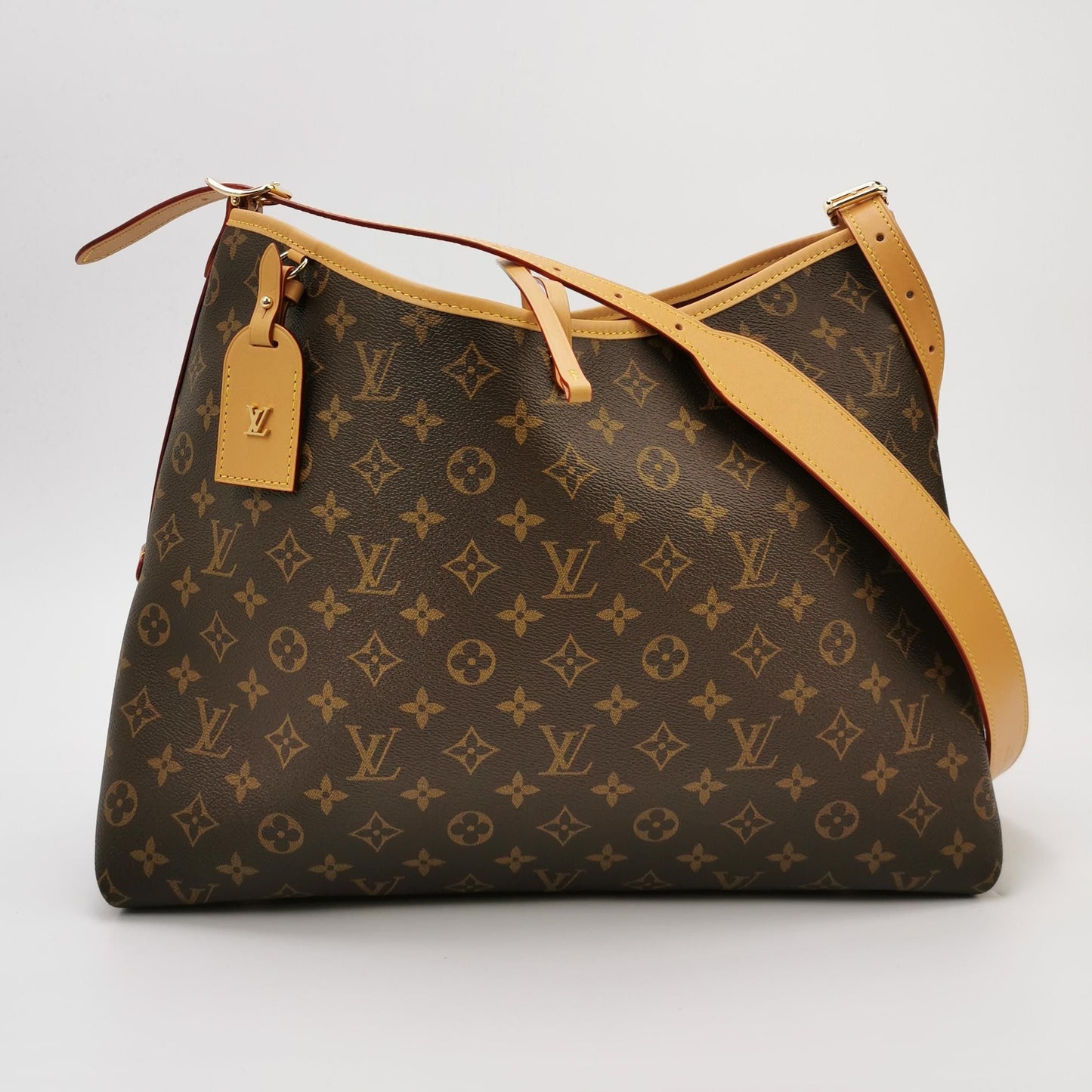 Preloved Louis Vuitton Carry All Medium Monogram Print Shoulder Bag with Chip 250501781173835