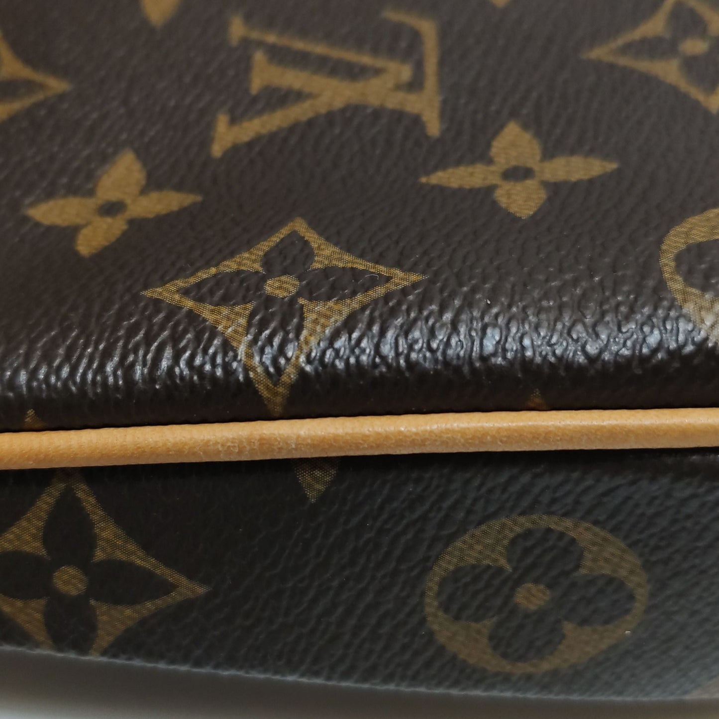 Preloved Louis Vuitton Odeon PM Monogram Canvas and Calf Leather Shoulder Bag 250502781175798