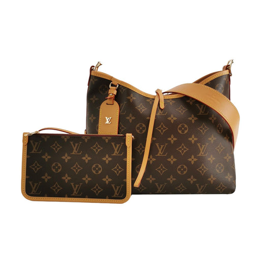 Preloved Louis Vuitton Carry All Small Monogram Print Shoulder Bag with Chip 250412781145843