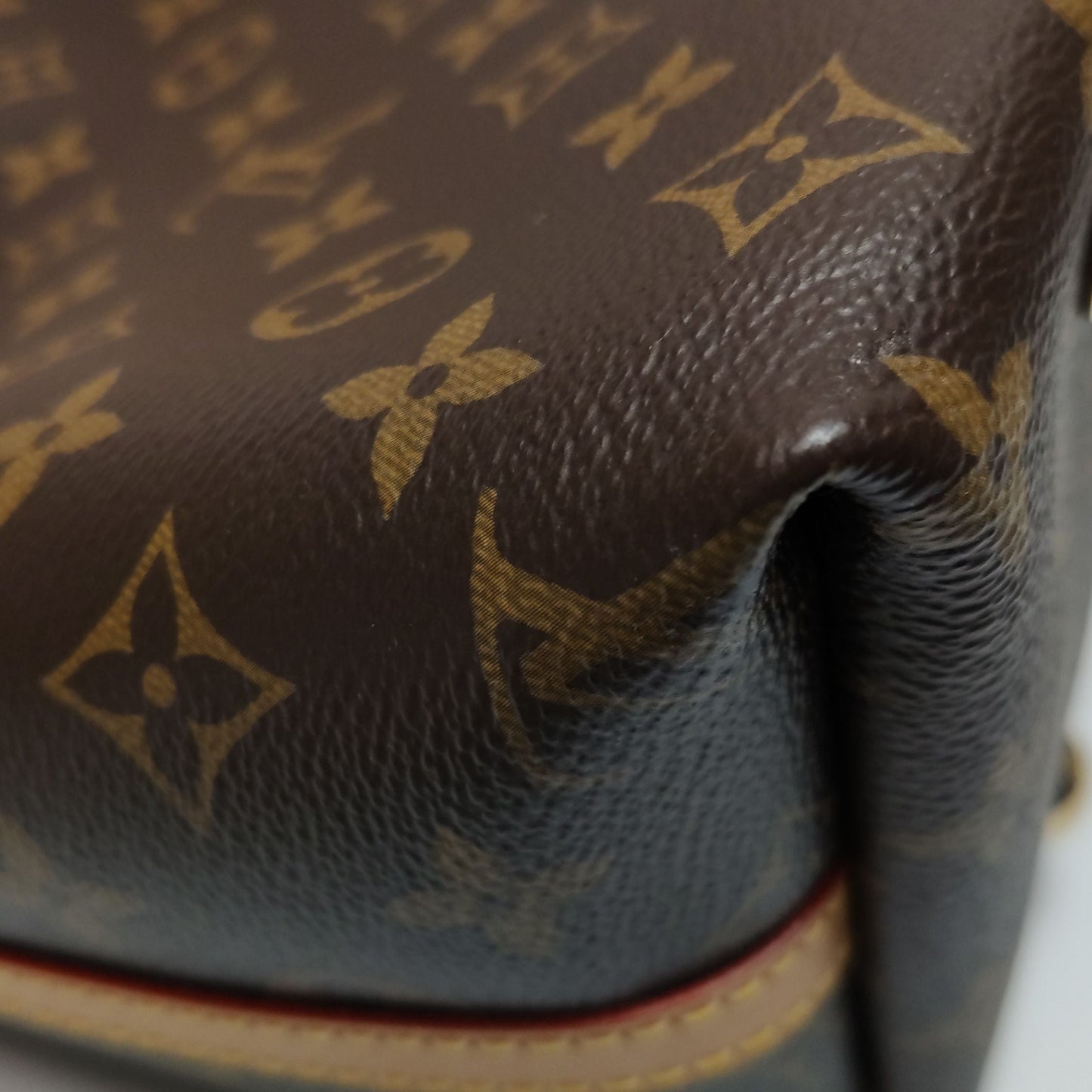 Preloved Louis Vuitton Carry All Small Monogram Print Shoulder Bag with Chip 250412781145843