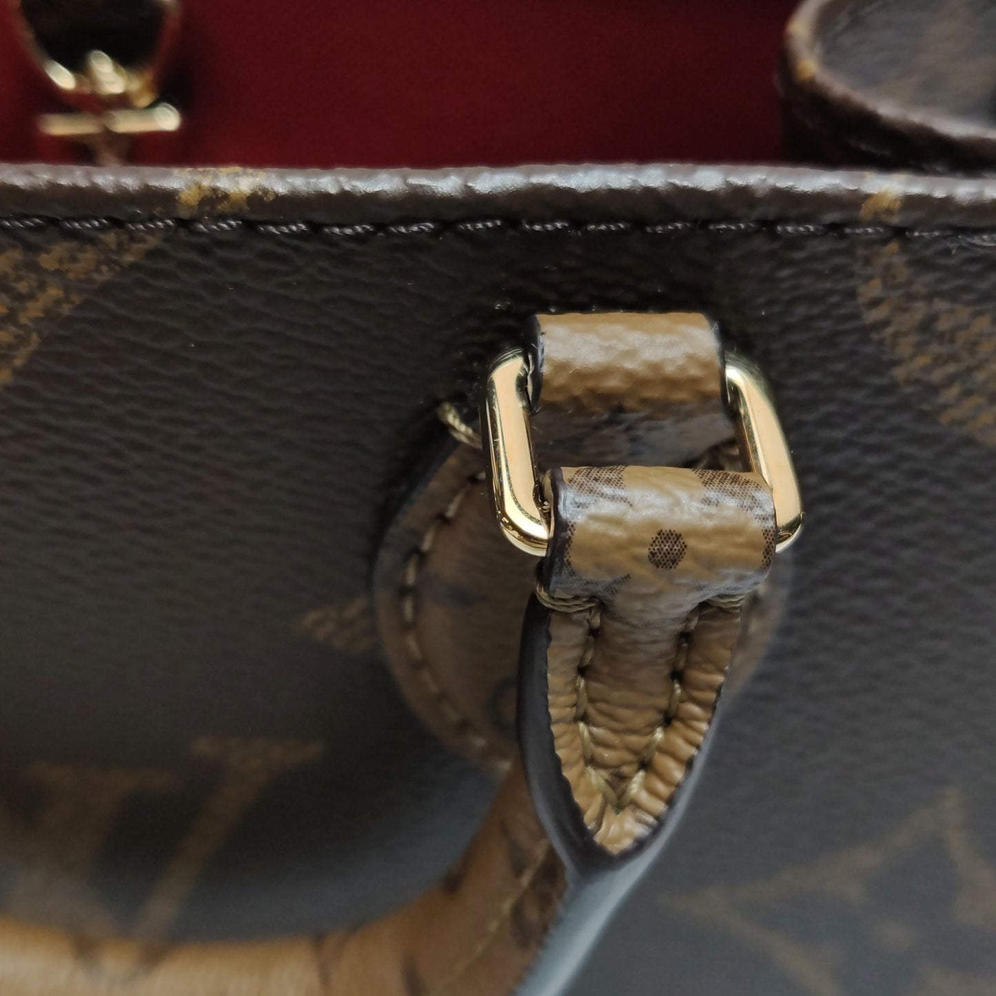 Preloved Louis Vuitton Onthego BB Monogram Crossbody Shoulder Bag with Chip 250503781176333