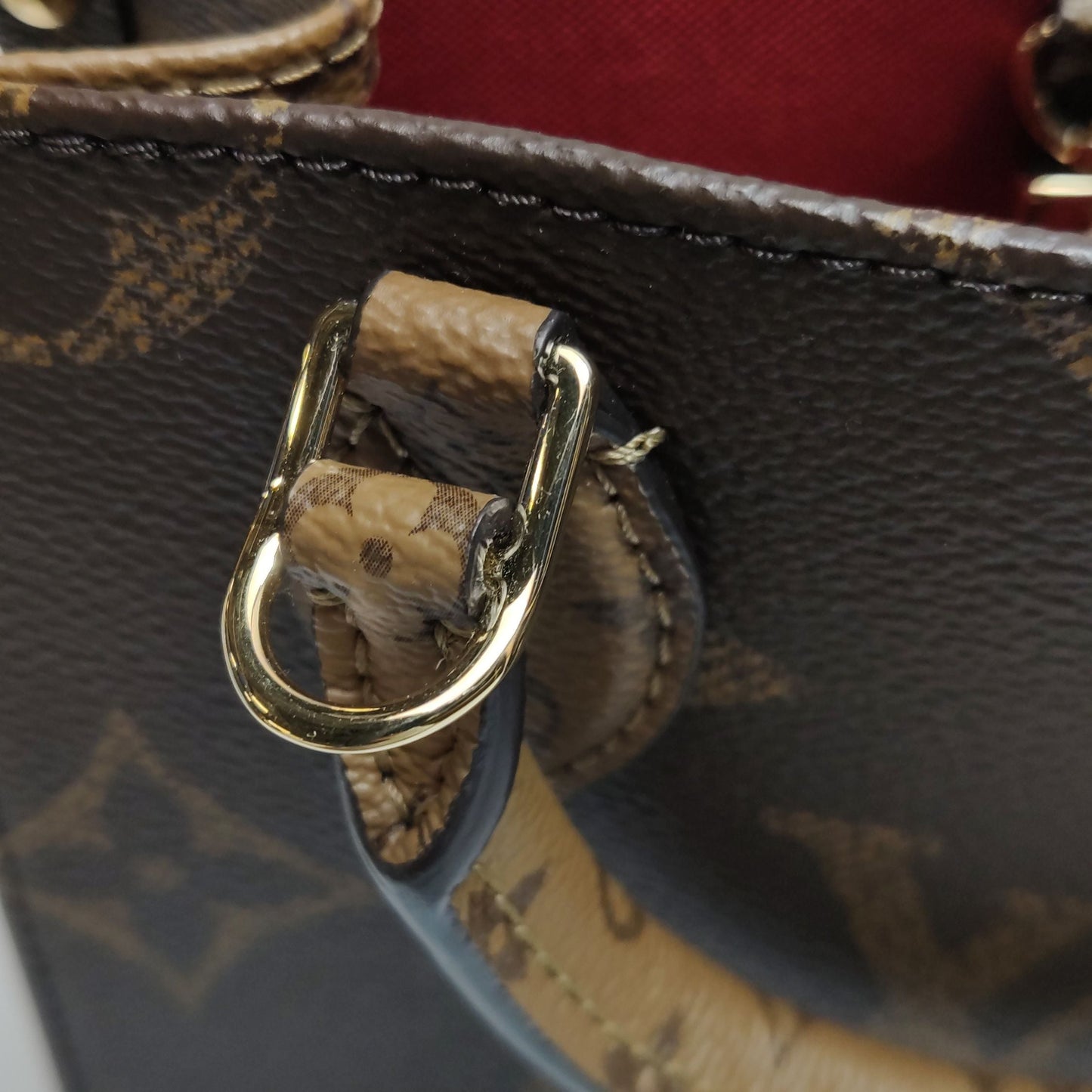 Preloved Louis Vuitton Onthego BB Monogram Crossbody Shoulder Bag with Chip 250503781176333