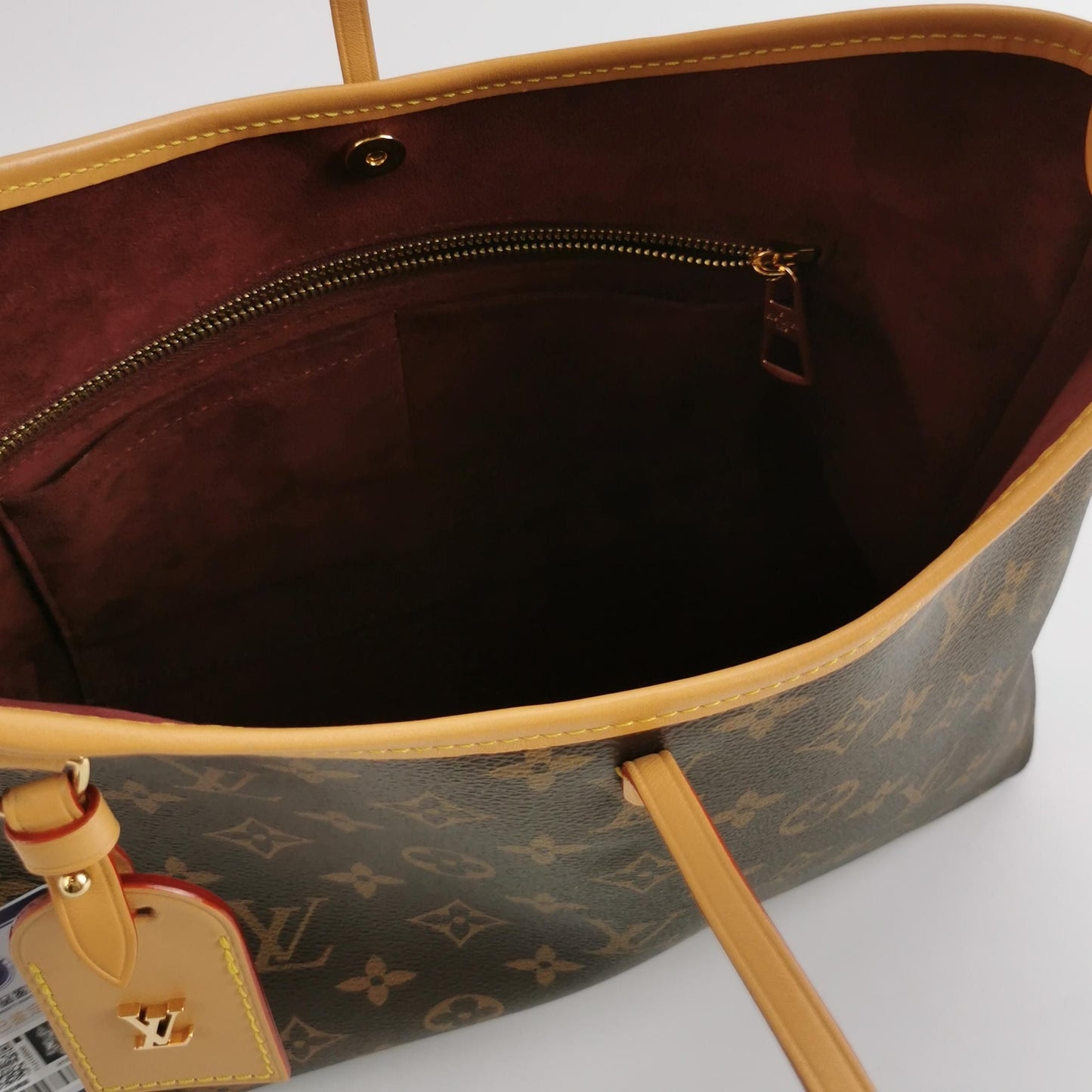 Preloved Louis Vuitton Carry All Small Monogram Print Shoulder Bag with Chip 250501781173815
