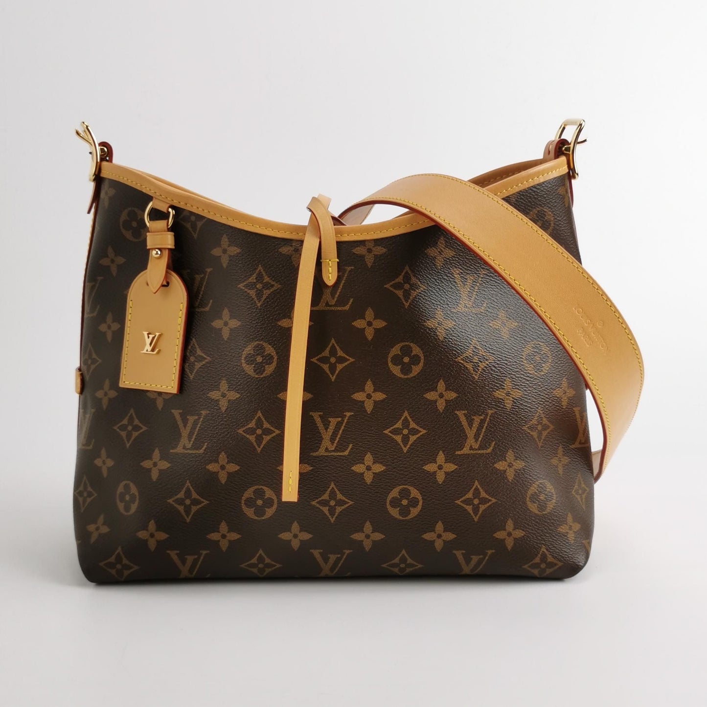 Preloved Louis Vuitton Carry All Small Monogram Print Shoulder Bag with Chip 250501781173815