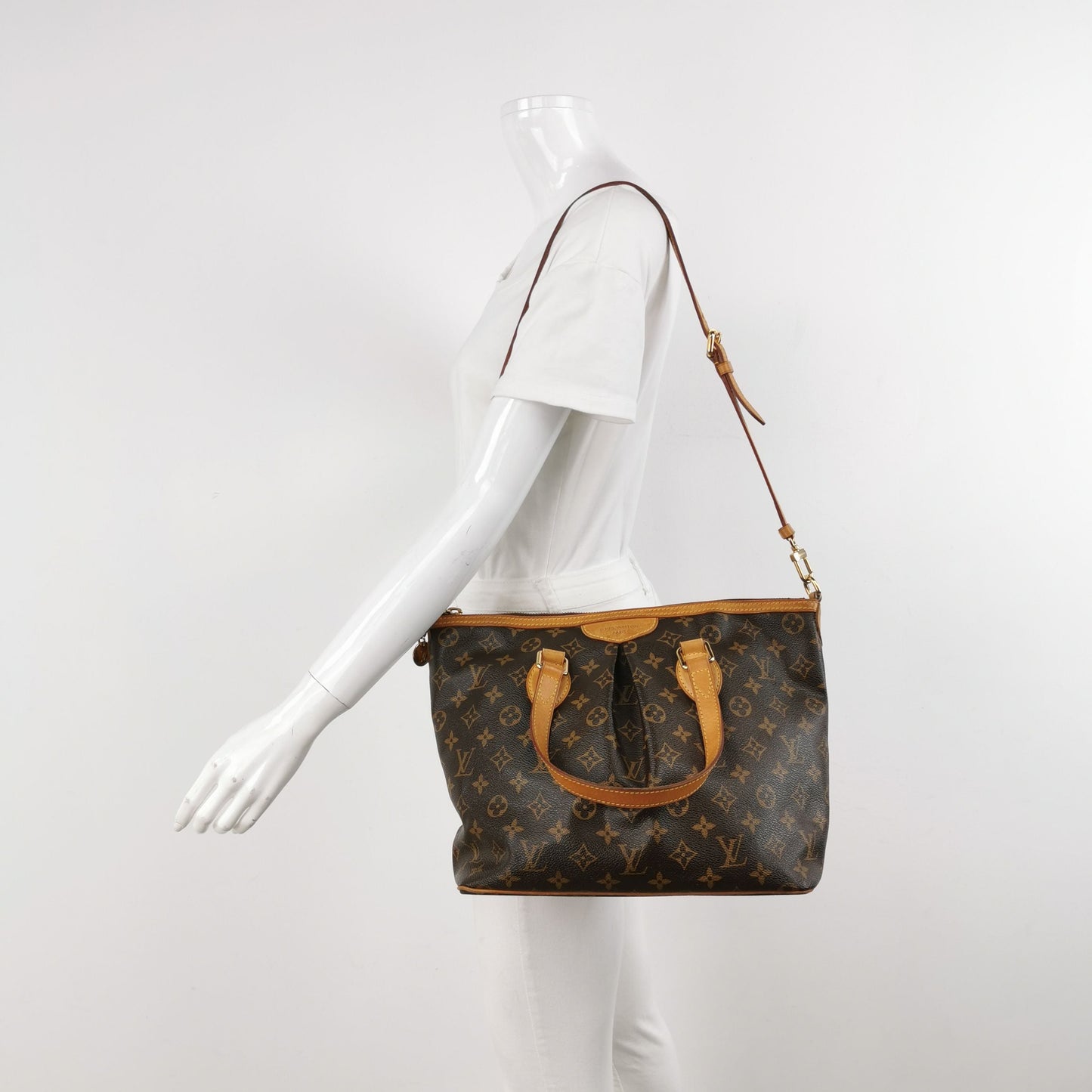 Preloved Louis Vuitton Palermo PM Monogram Canvas Shoulder Bag 250502781174856